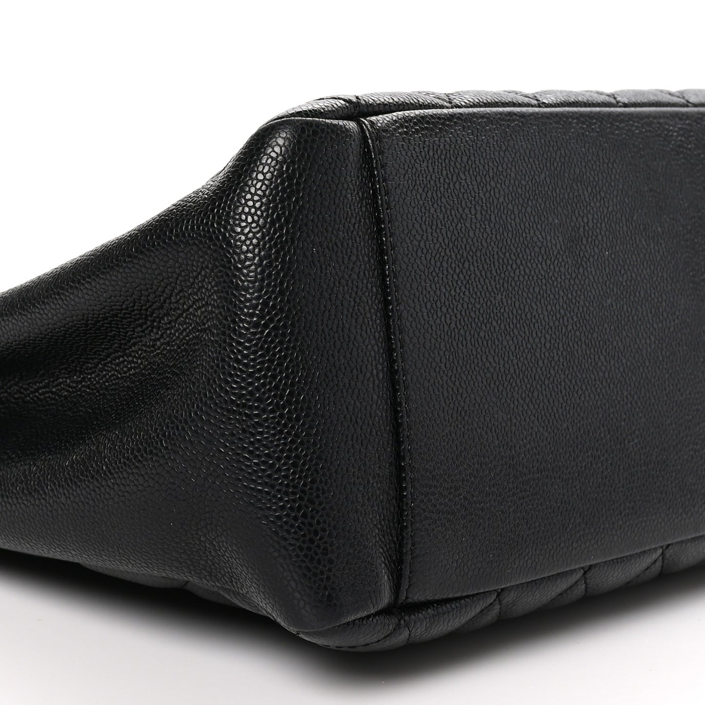 Caviar Quilted Grand Shopping Tote GST Black