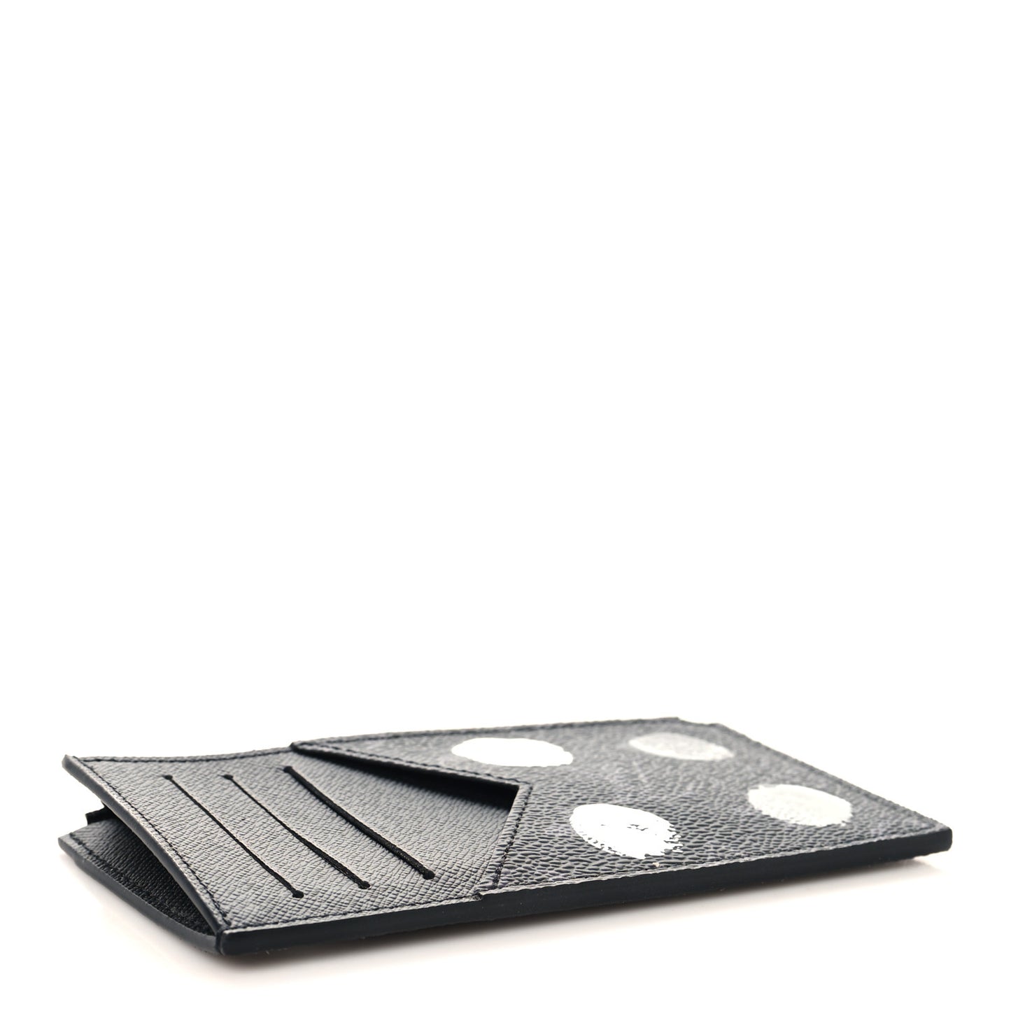LV X YK Monogram Eclipse Taiga Coin Card Holder