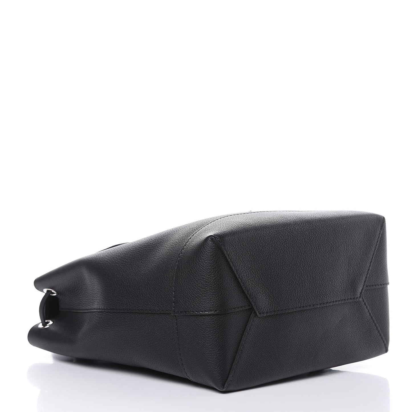 Calfskin Lockme Backpack Black