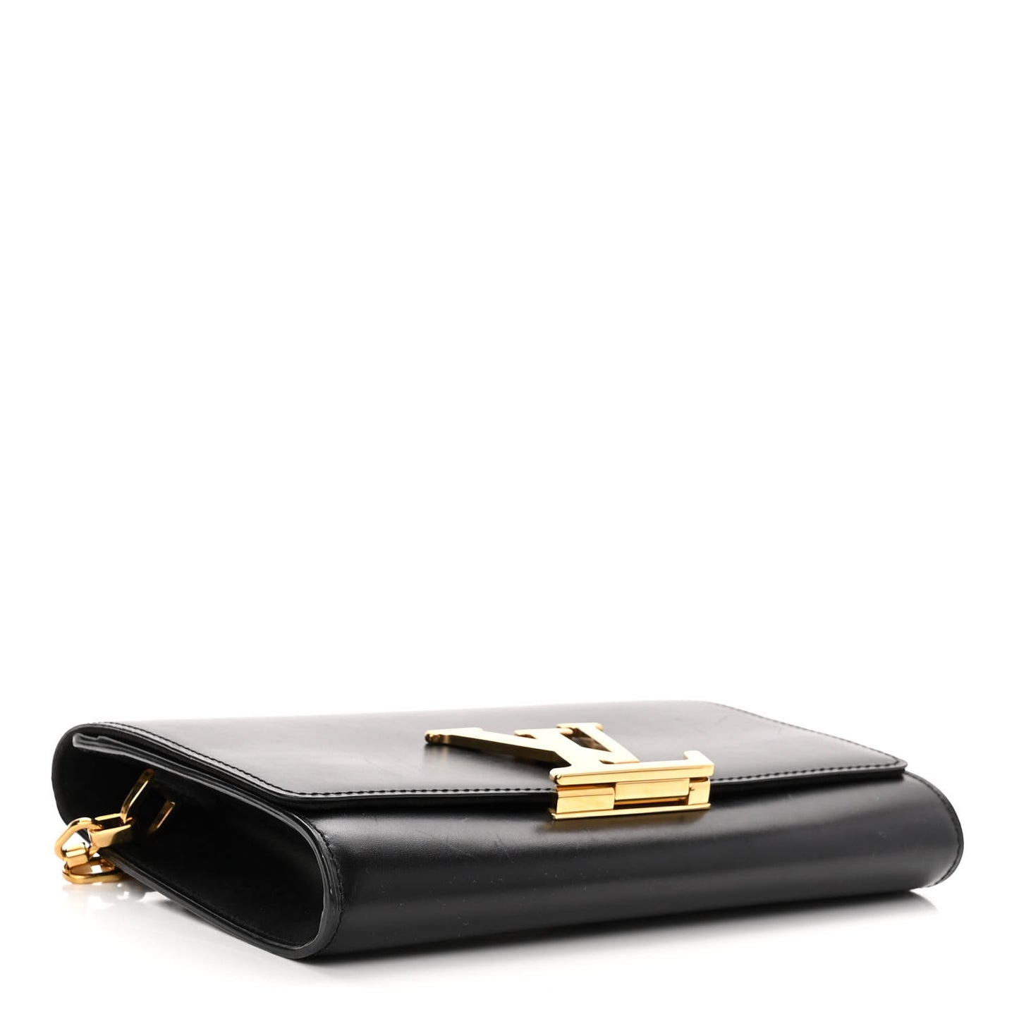 Calfskin Chain Louise MM Black