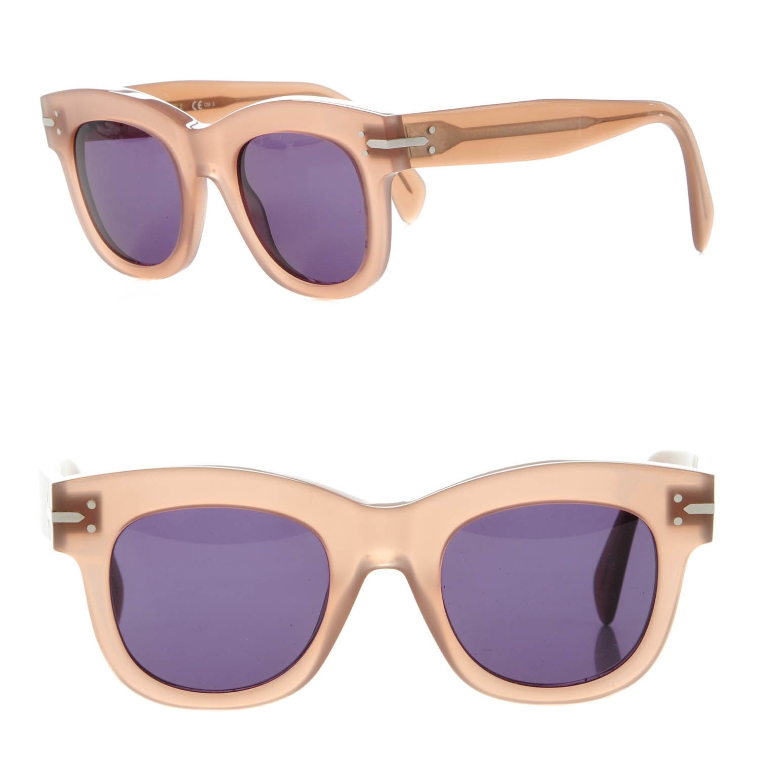 Celine Lucy Sunglasses CL 41079/S Opal Brown 1 of 6