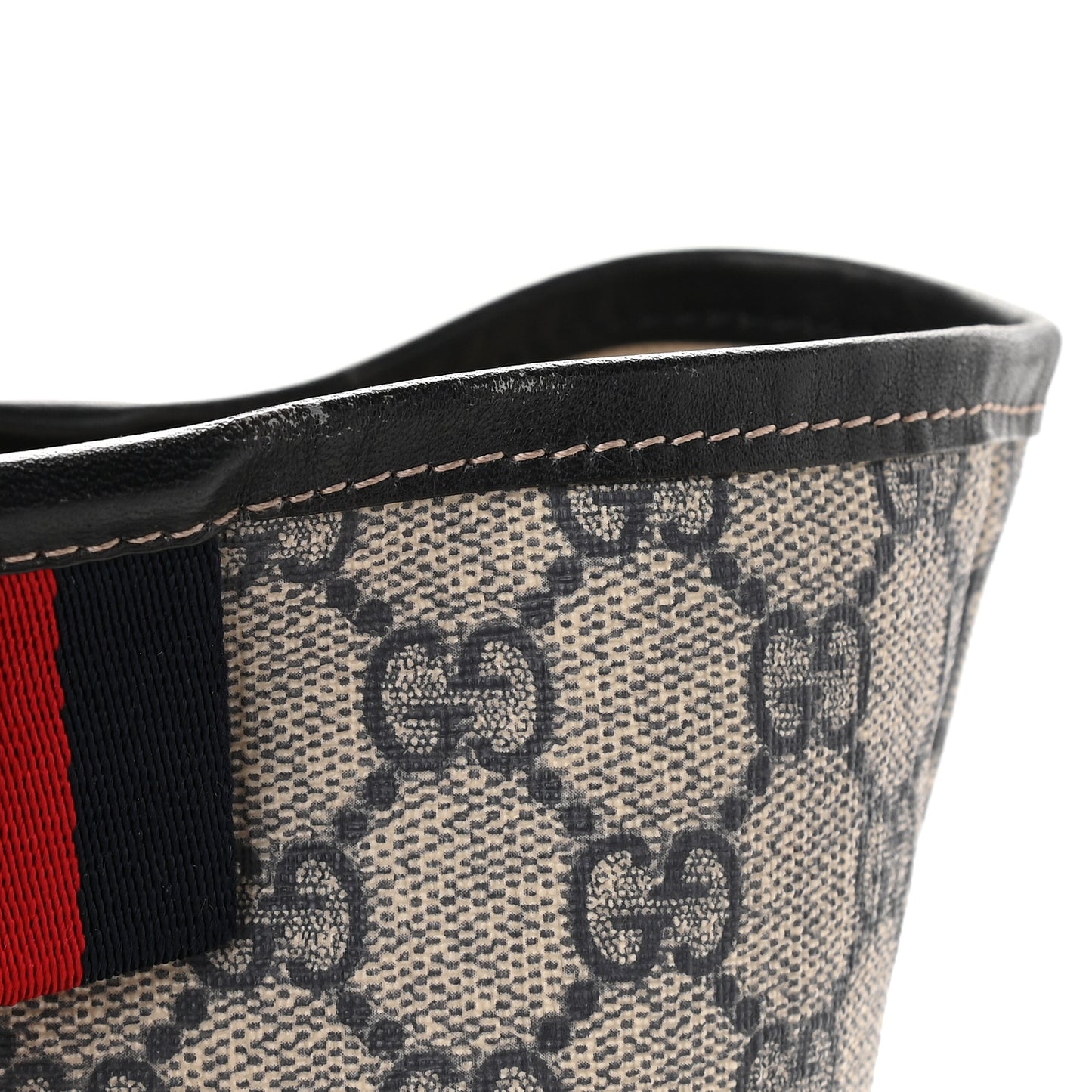 GG Plus Monogram Medium Signature Web Loop Tote Navy