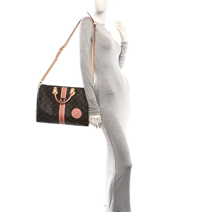 Louis Vuitton Mon Monogram Speedy Bandouliere 35 Light Pink Camel 2 of 9