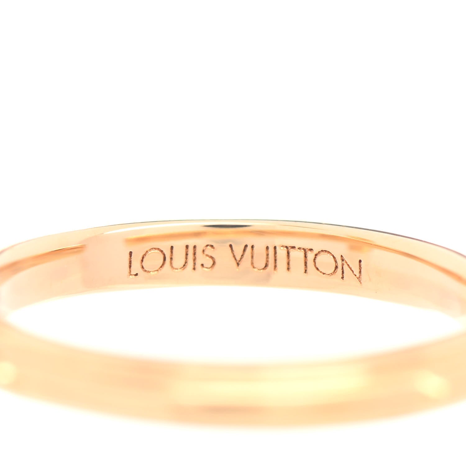 Louis Vuitton LV And Me Letter I Ring S Gold 7 of 7