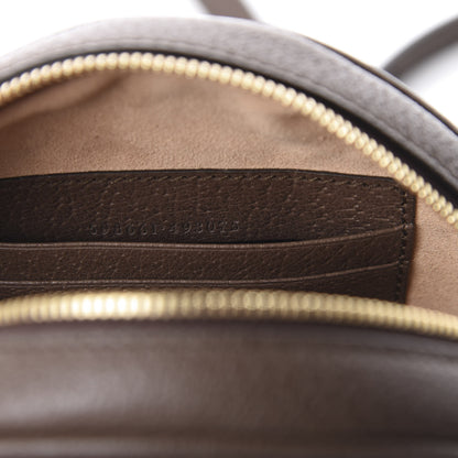 Gucci GG Supreme Monogram Web Mini Ophidia Round Backpack Brown 8 of 10