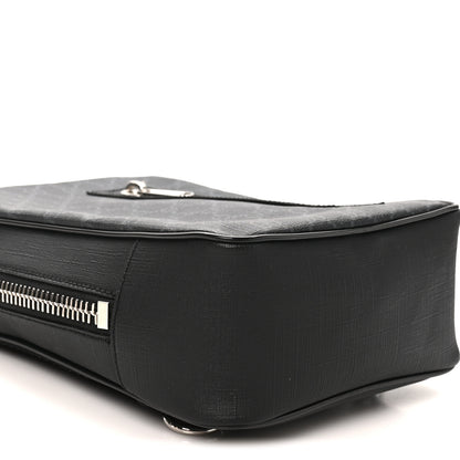 Gucci GG Supreme Monogram Web Belt Bag Black Grey 9 of 10