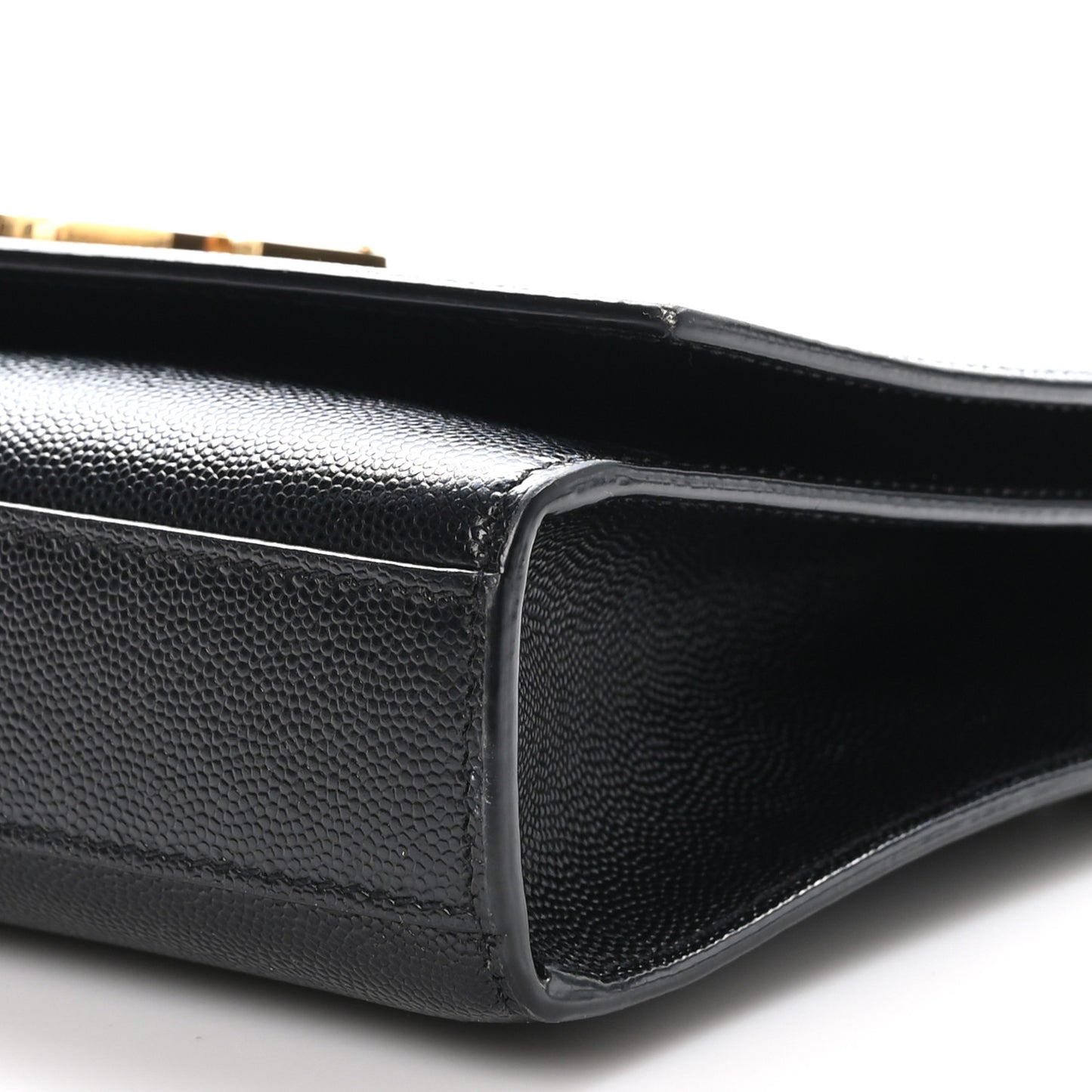Grain De Poudre Medium Classic Monogram Kate Satchel Black