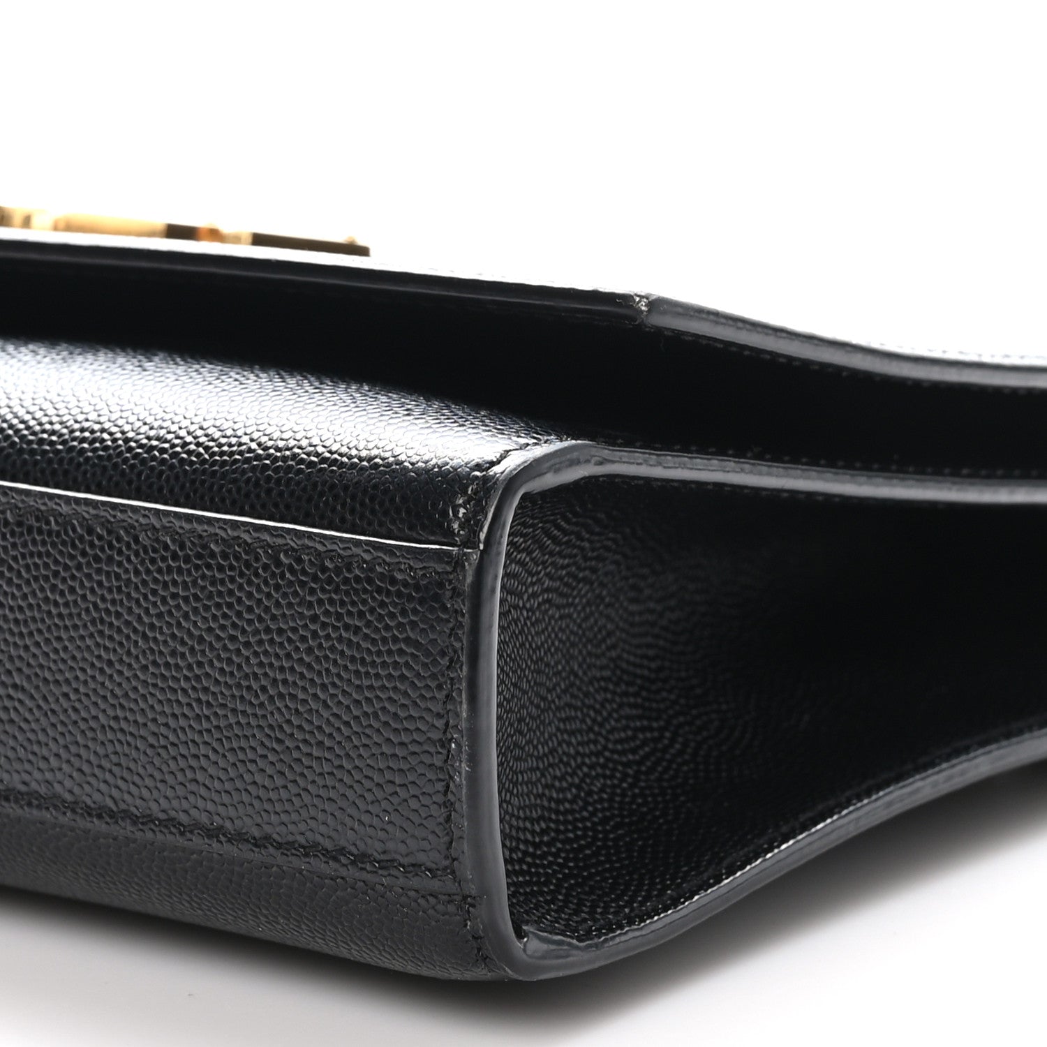 Saint Laurent Grain De Poudre Medium Classic Monogram Kate Satchel Black 10 of 11