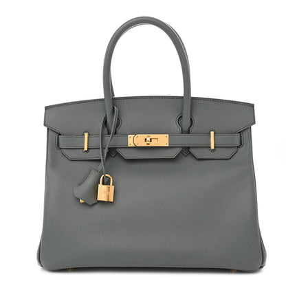 Hermes Epsom Birkin 30 Vert Amande 1 of 14