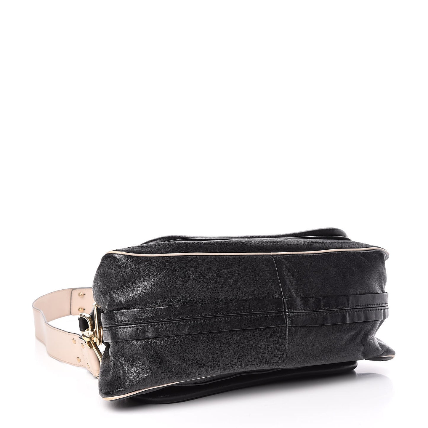 Calfskin Medium Military Paraty Black