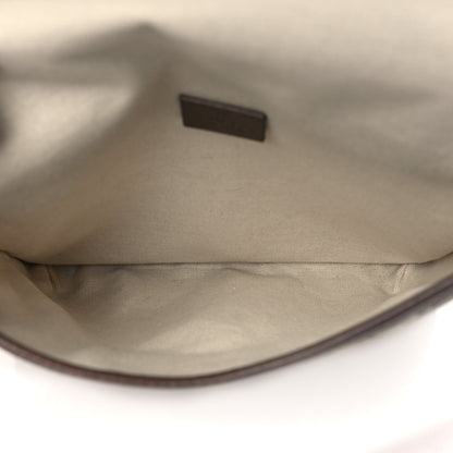 Gucci GG Supreme Monogram Web Medium Neo Vintage Flap Messenger Bag Beige New Acero 5 of 10
