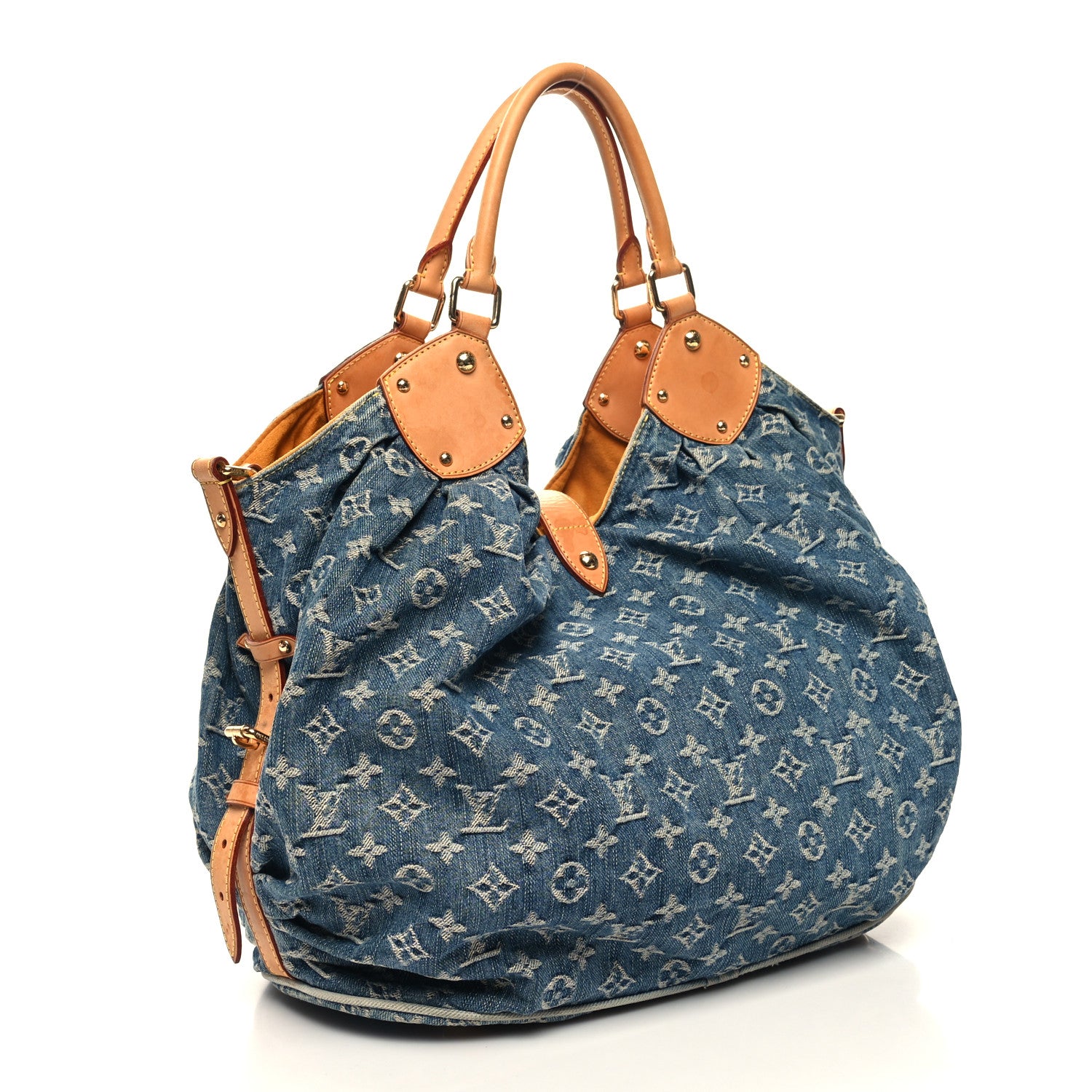 Louis Vuitton Denim Mahina XL Blue 3 of 13