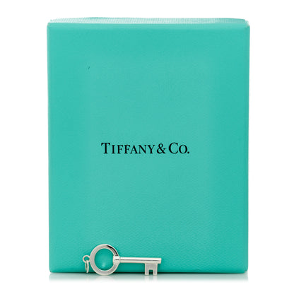 Tiffany Sterling Silver Modern Keys Open Round Key Pendant 4 of 4