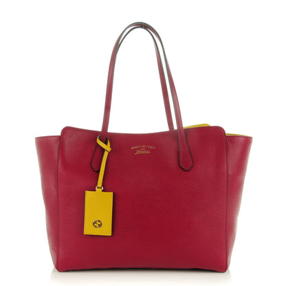 Gucci Dollar Calfskin Medium Swing Tote Raspberry Sorbet 1 of 6