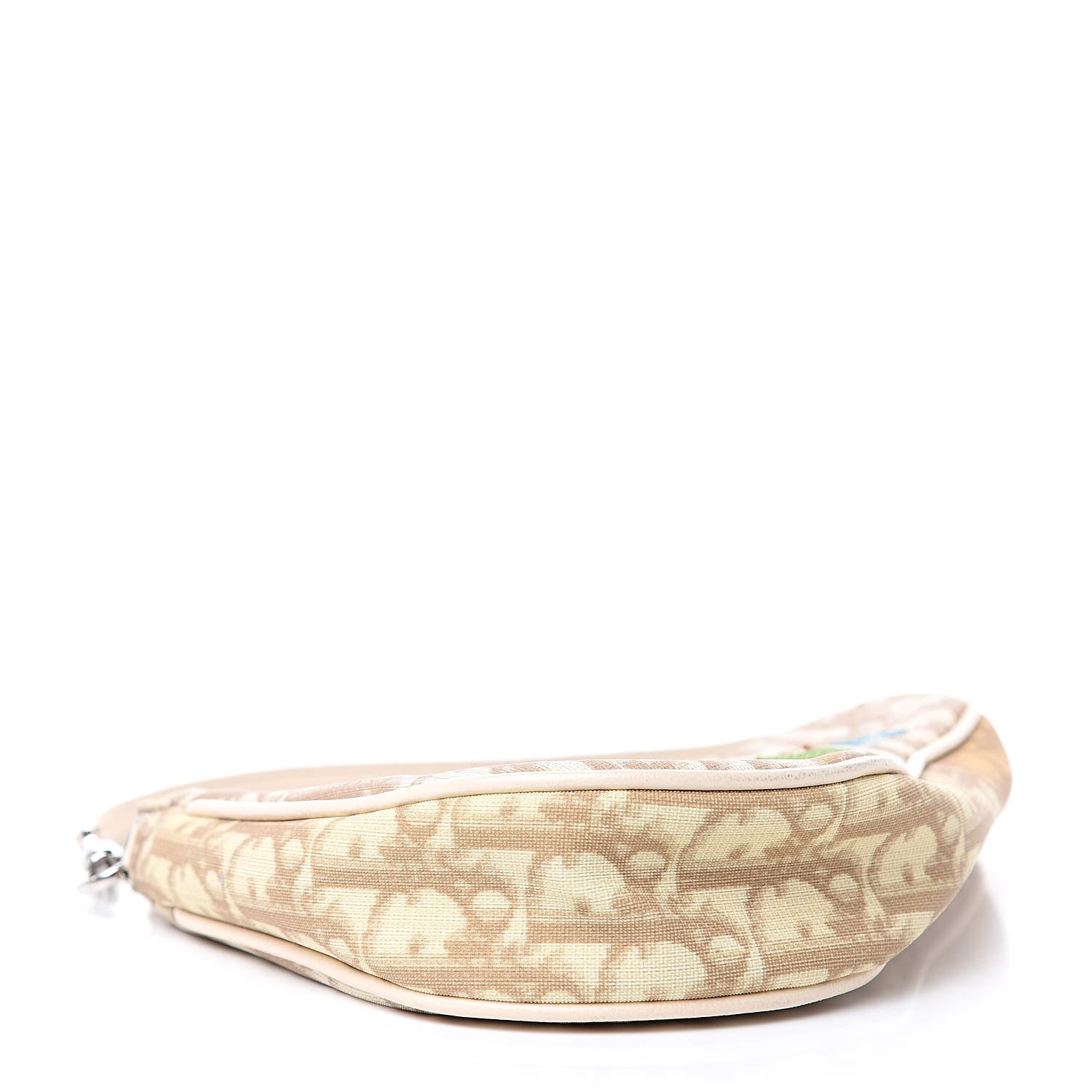 Christian Dior Monogram Vintage Flowers Mini Saddle Bag Beige 4 of 14