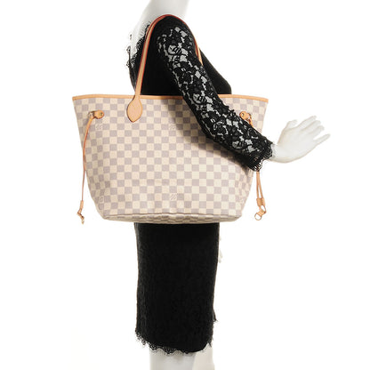 Louis Vuitton Damier Azur Neverfull MM 2 of 8