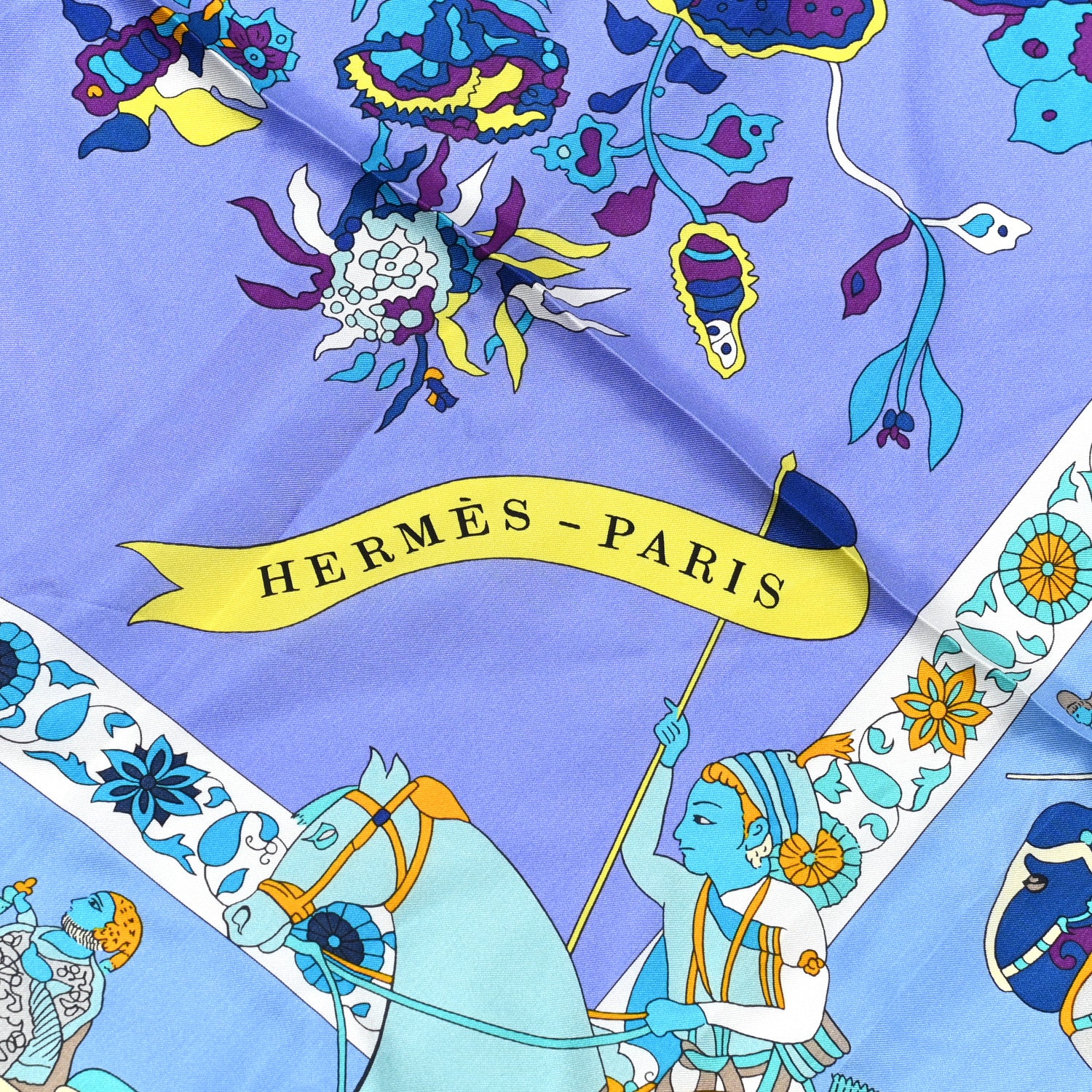 Hermes Silk Fantaisies Indiennes Shawl 140 2 of 7