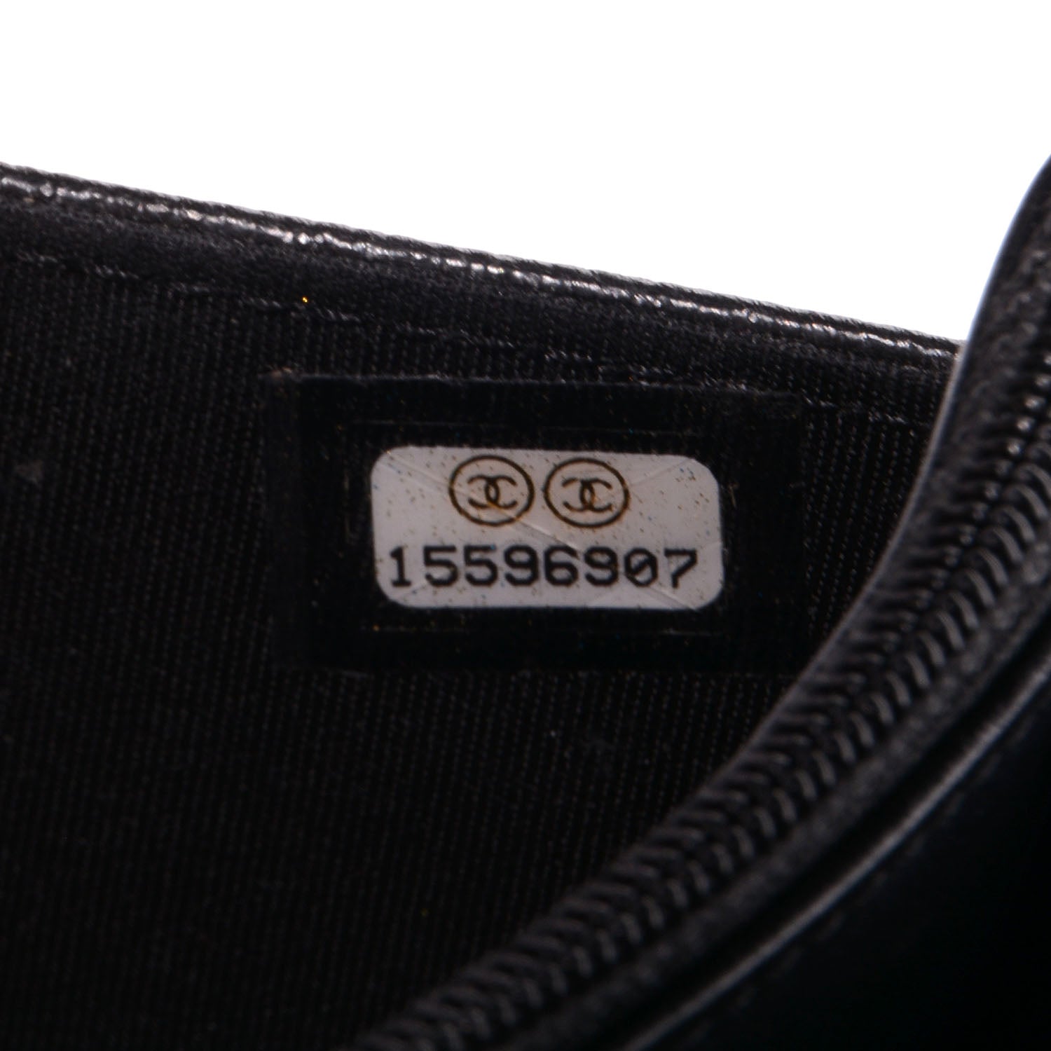 Chanel Caviar Sevruga Wallet On Chain WOC Black 8 of 8