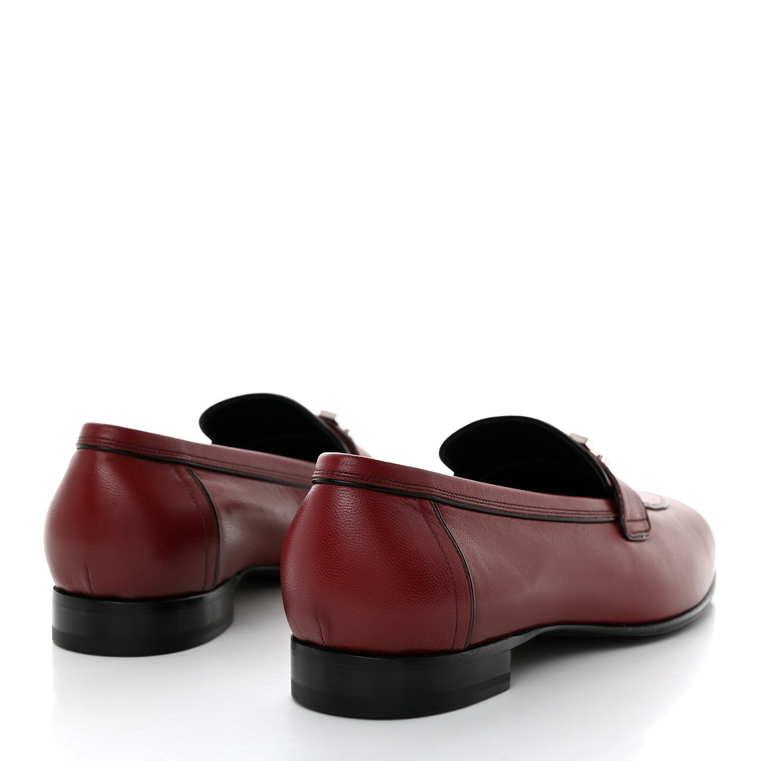 Hermes Goatskin Womens Paris Loafers 41 Acajou 4 of 9