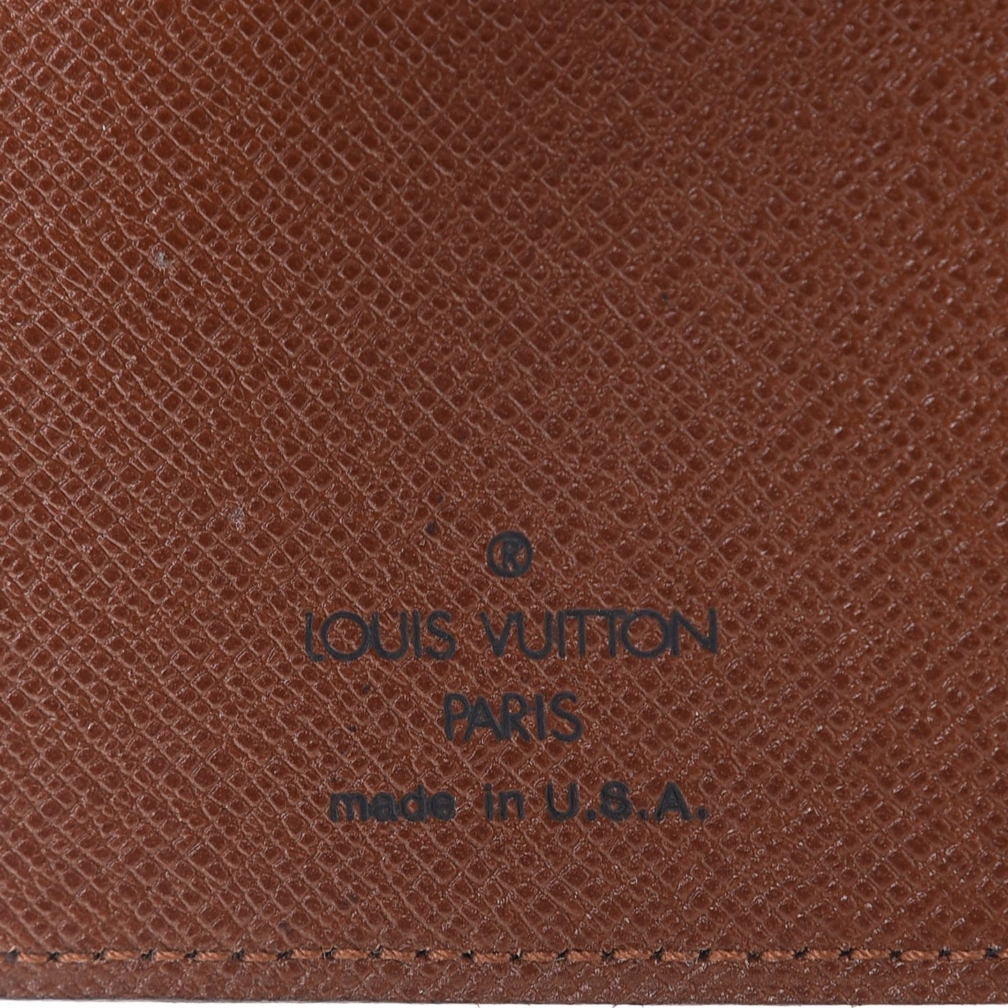 Monogram Mini Agenda Cover w Pencil