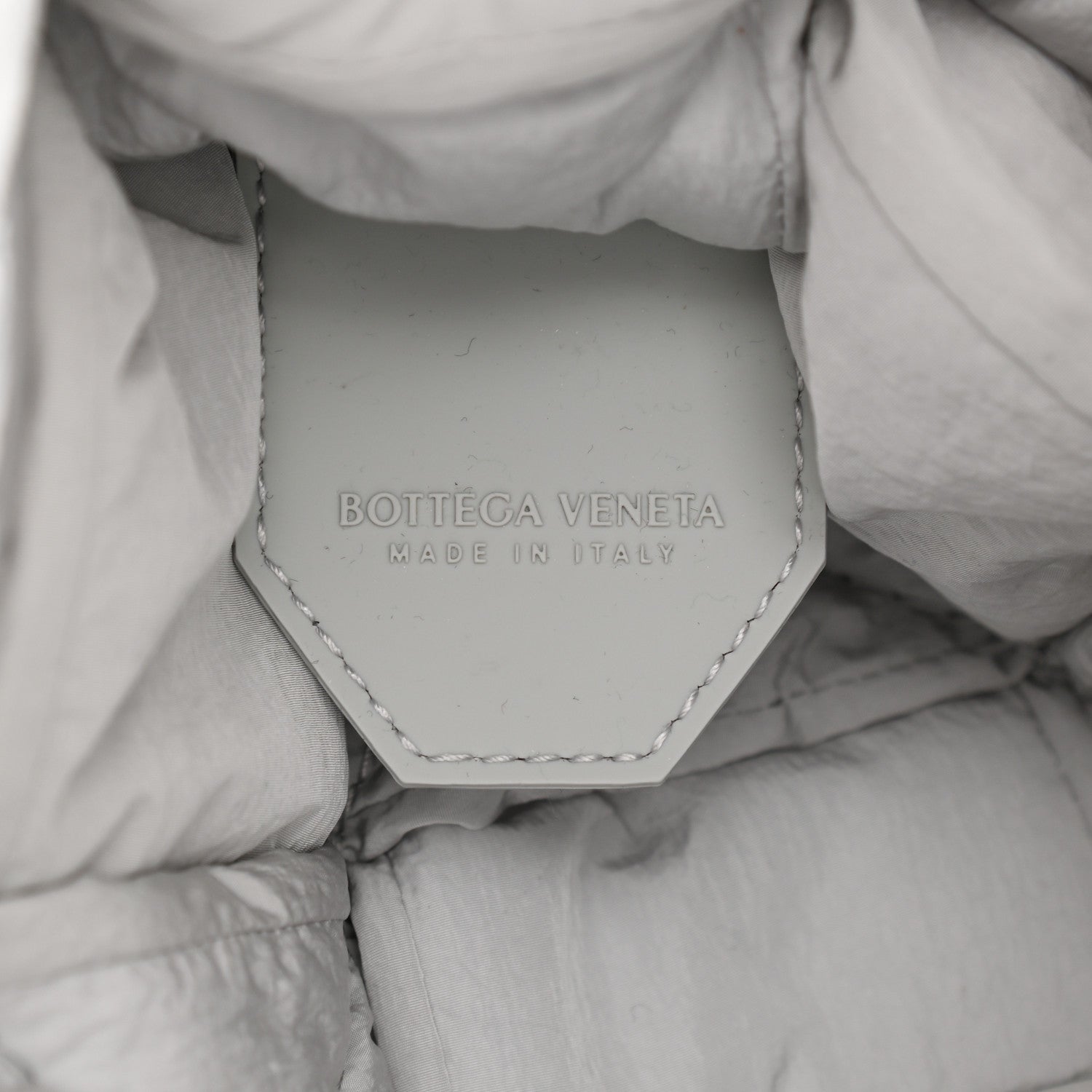 Bottega Veneta Nylon Intrecciato Padded Tech Cassette Bag Frost 7 of 15
