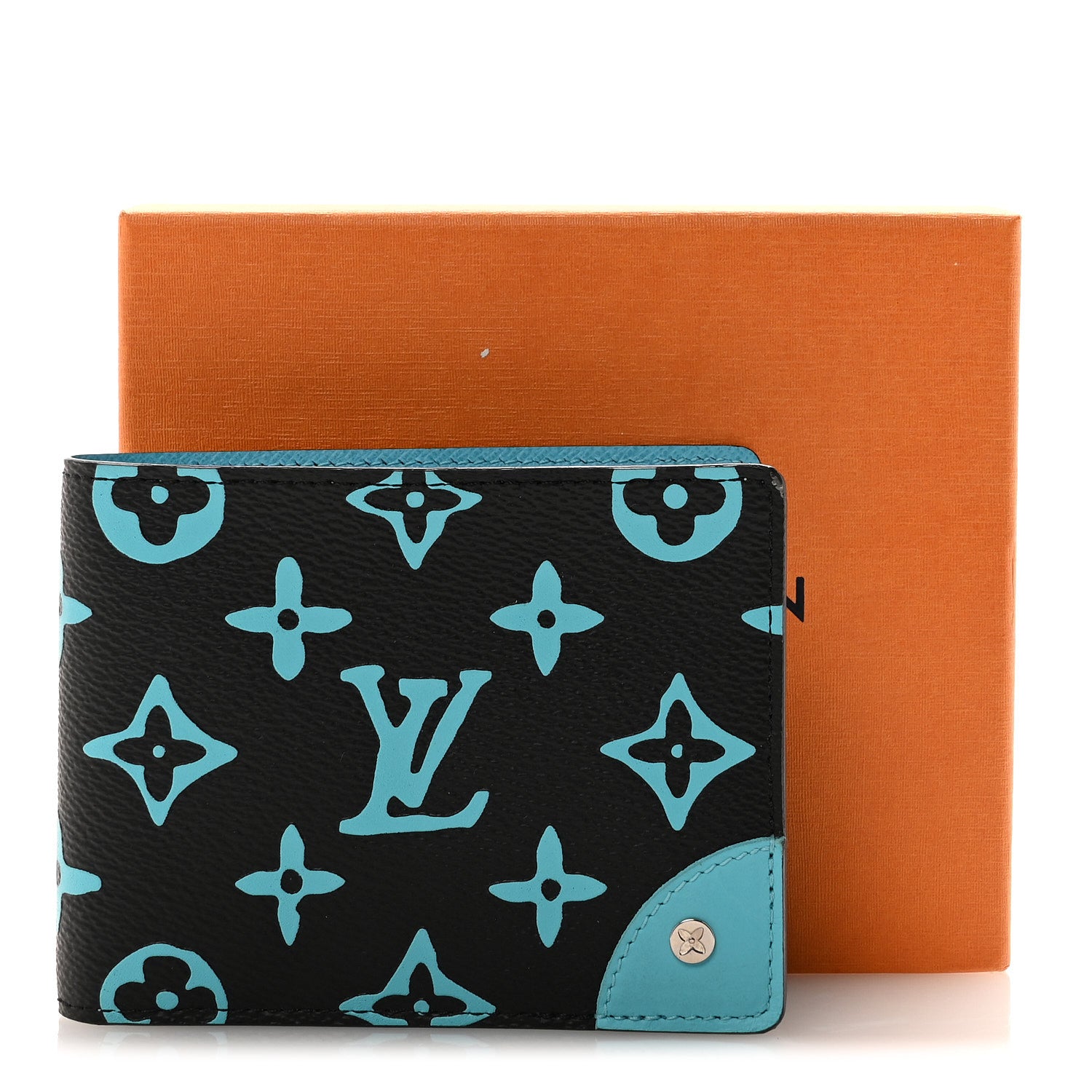 Louis Vuitton Monogram Playground Slender Wallet Black 7 of 7