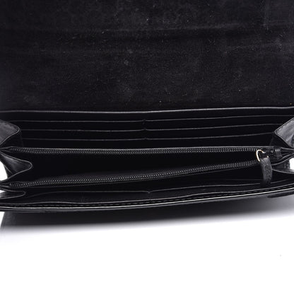 Gucci Patent Microguccissima Nice Wallet Black 5 of 6
