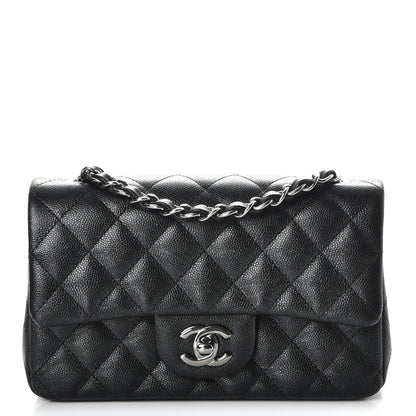 Chanel Iridescent Caviar Quilted Mini Rectangular Flap Black 1 of 8