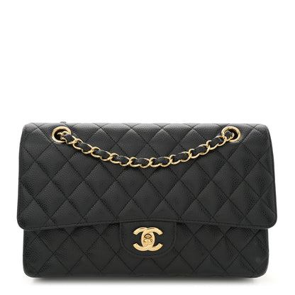 Chanel Caviar Quilted Medium Double Flap Black 1 of 10