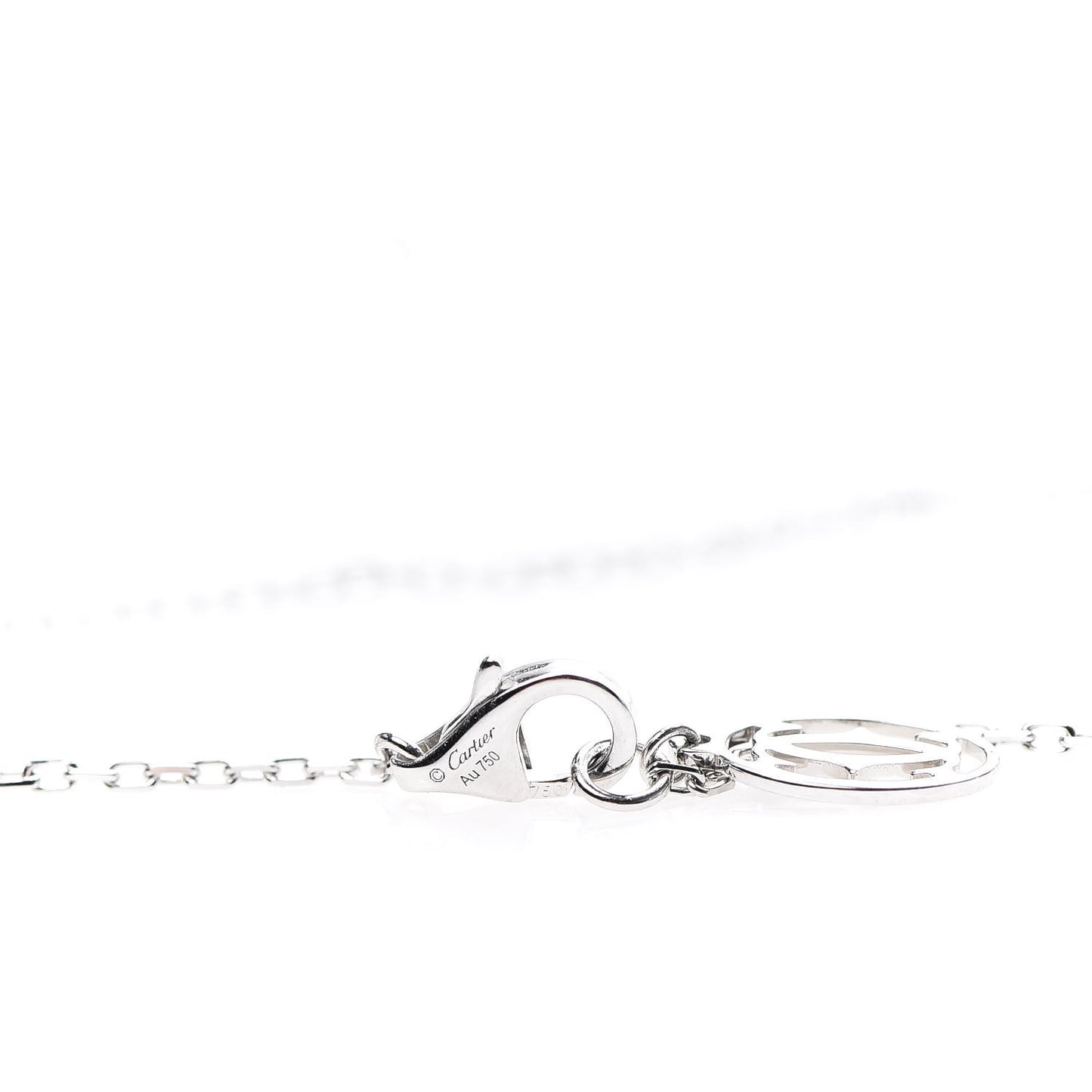 18K White Gold Diamond SM D'Amour Pendant Necklace