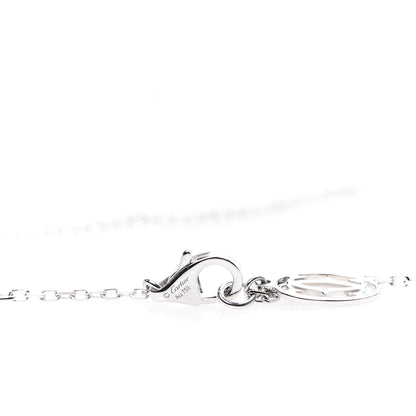 Cartier 18K White Gold Diamond SM D'Amour Pendant Necklace 5 of 5