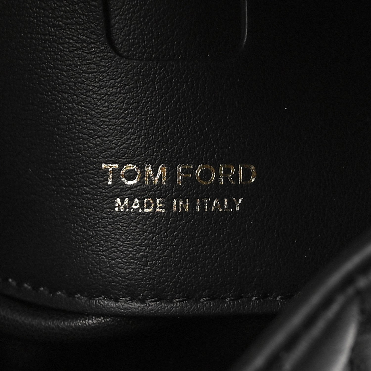 Tom Ford Calfskin Quilted Natalia Clutch Black 8 of 8