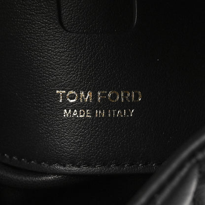 Tom Ford Calfskin Quilted Natalia Clutch Black 8 of 8
