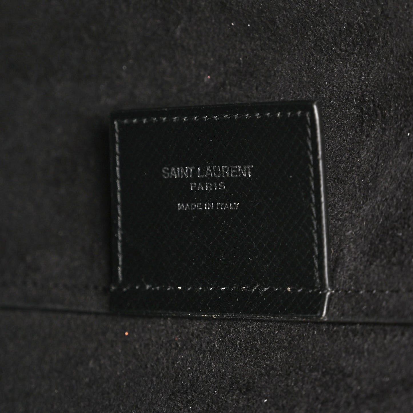 Grained Calfskin Large Shopping Tote Warm Taupe Black
