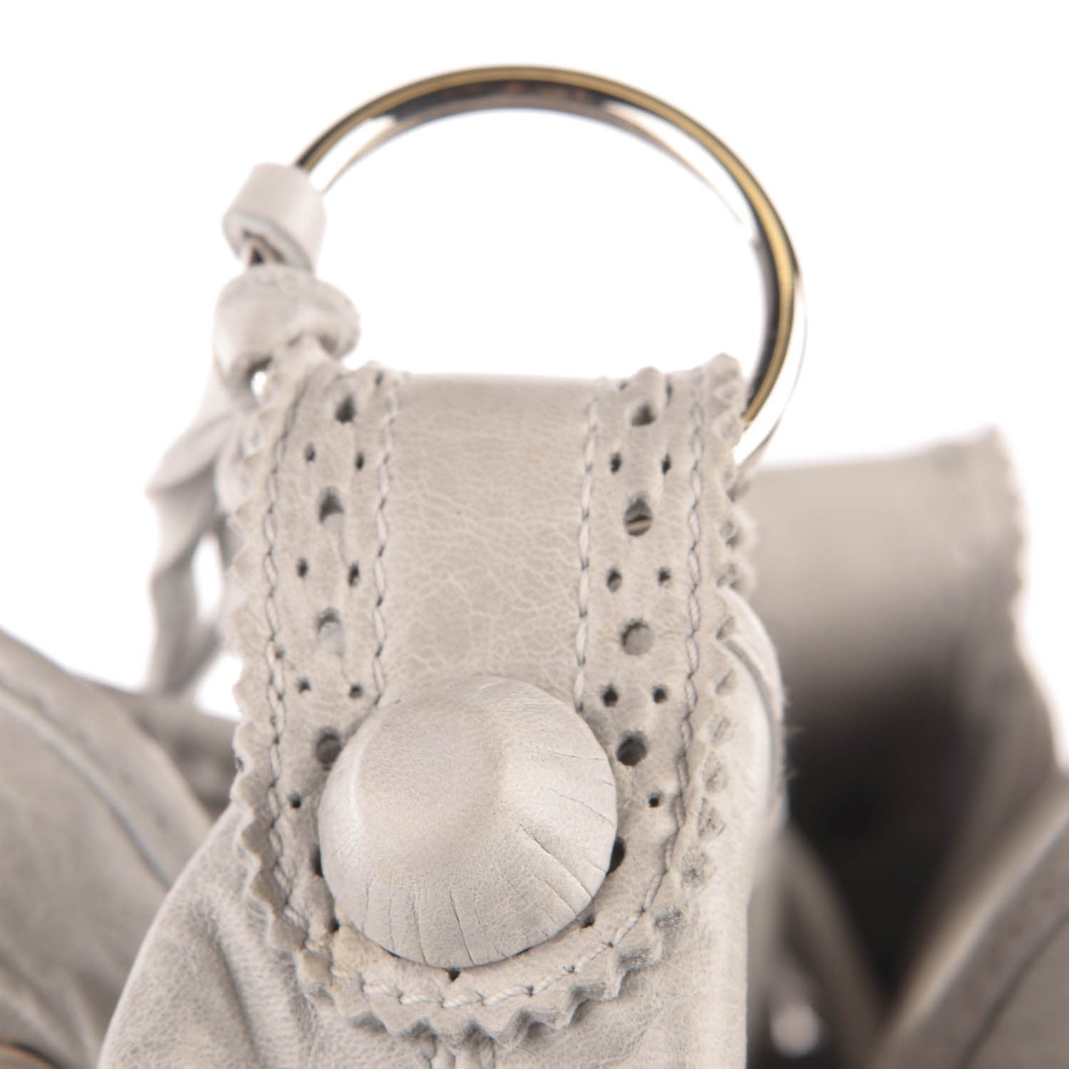 Balenciaga Agneau Giant Brogues Hardware Pompon Argent 6 of 14