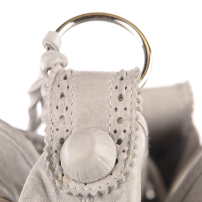 Balenciaga Agneau Giant Brogues Hardware Pompon Argent 6 of 14