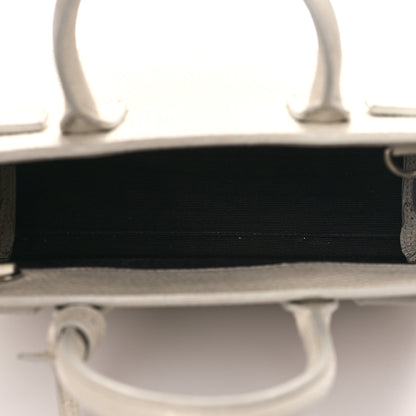 Saint Laurent Grained Calfskin Nano Sac de Jour Dove White 5 of 14