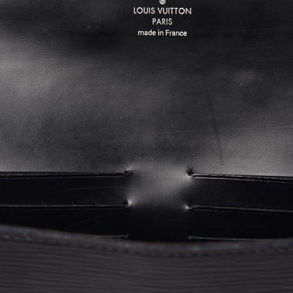 Louis Vuitton Epi Sevigne Clutch Black 7 of 12
