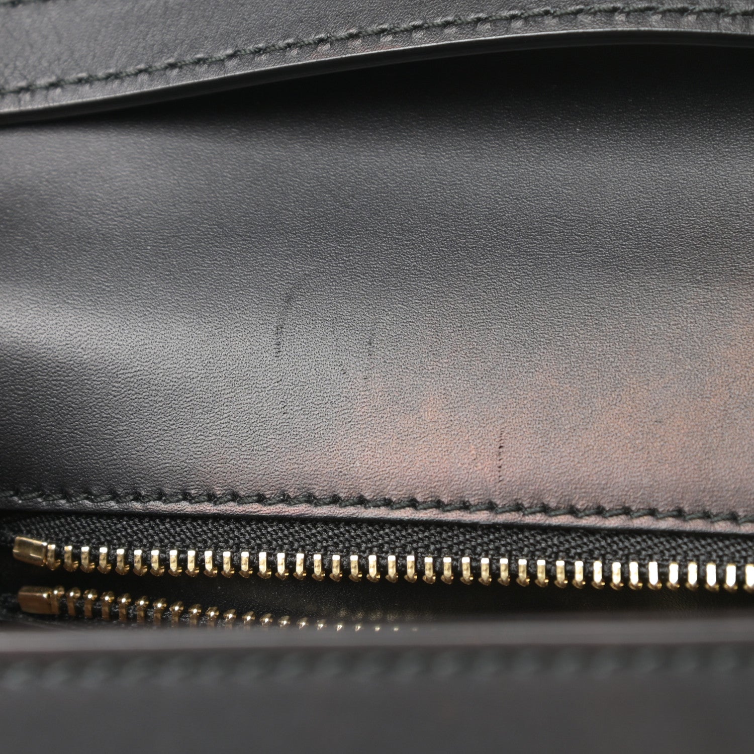 Gucci Calfskin Medium Sylvie Top Handle Bag Black 11 of 15
