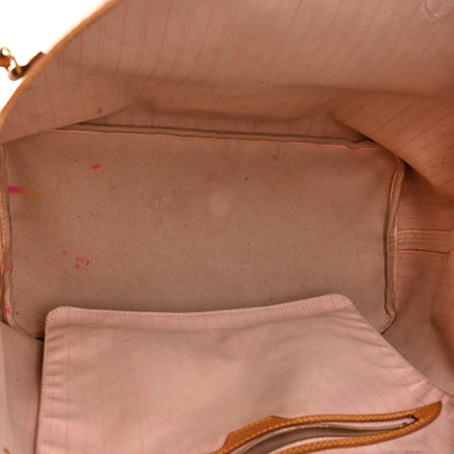 Louis Vuitton Damier Azur Neo Neverfull GM Rose Ballerine 5 of 15