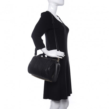 Alexander Wang Pebbled Lambskin Rockie Black Pale Gold Hardware 2 of 9