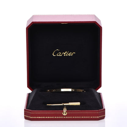 Cartier 18K Yellow Gold Small LOVE Bracelet 17 10 of 10