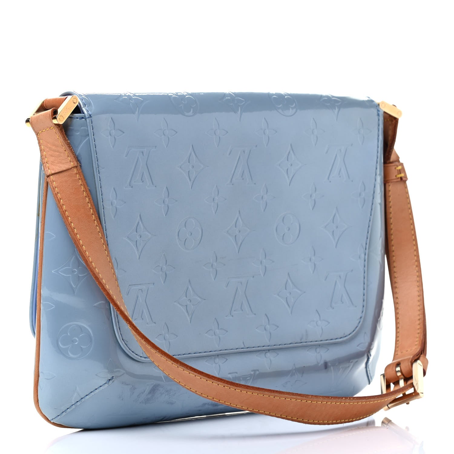 Louis Vuitton Vernis Thompson Street Blue 2 of 6