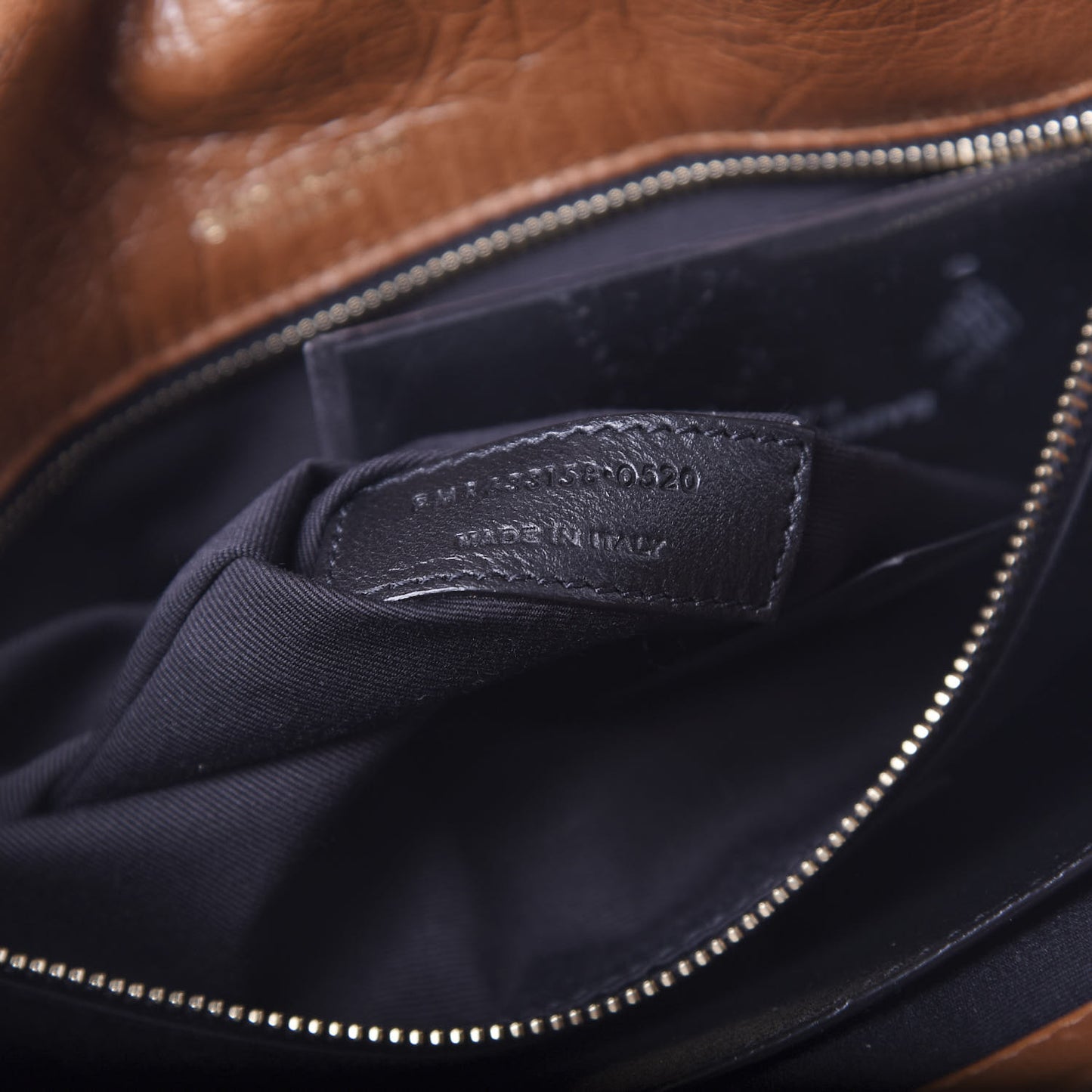 Crinkled Calfskin Matelasse Monogram Medium Niki Chain Satchel Caramel