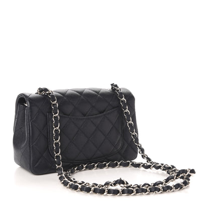 Chanel Caviar Quilted Mini Rectangular Flap Navy 3 of 11