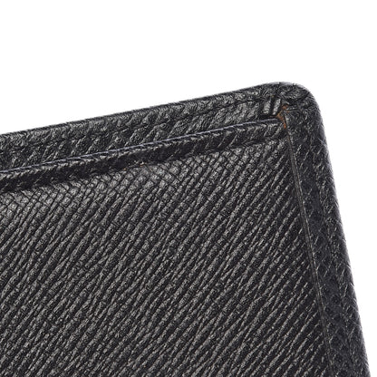 Louis Vuitton Taiga Porte Billets 3 Cartes Billfold Wallet Coin Case Ardoise 8 of 9