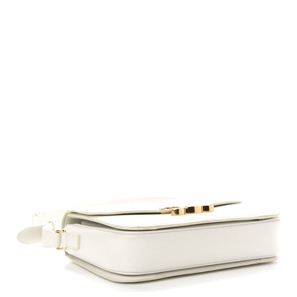 Celine Shiny Calfskin Medium Triomphe White 4 of 11