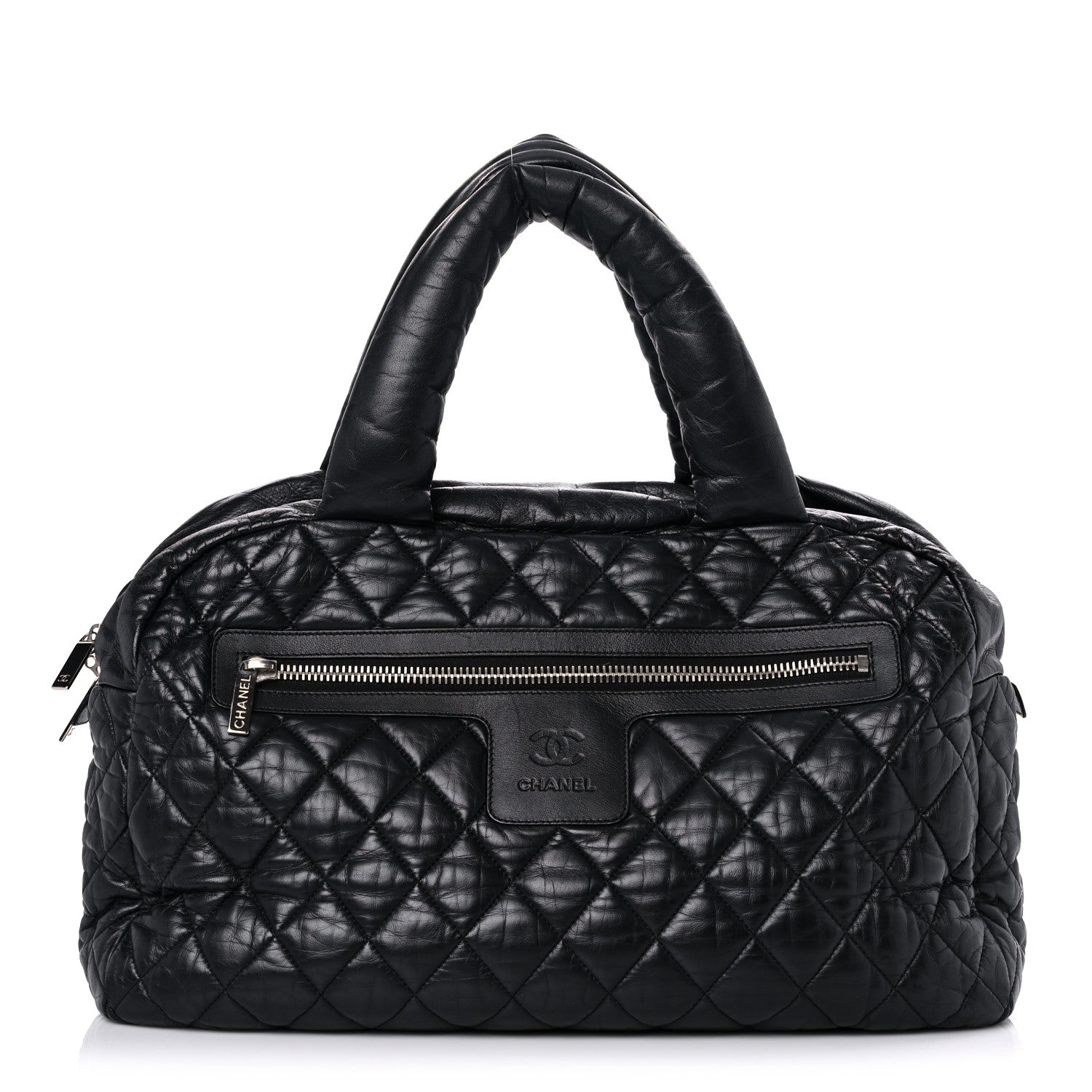 Chanel Lambskin Quilted Large Coco Cocoon Tote Black 1 of 17