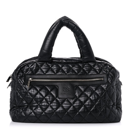 Chanel Lambskin Quilted Large Coco Cocoon Tote Black 1 of 17