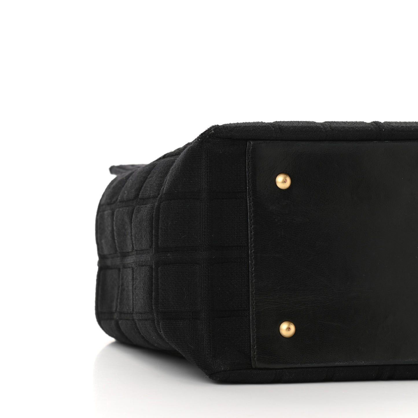 Jersey Quilted Crossbody Bag Black